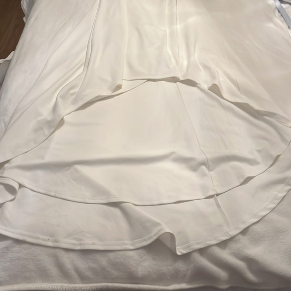 Lulus Eternally Beloved off the shoulder wedding gown XS - Picture 12 of 14